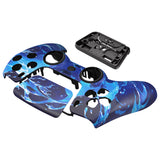 eXtremeRate LUNA Redesigned Front Shell with Touchpad for PS5 Controller BDM-010/020/030/040/050/060 - Aqua Magic - GHPFT027G4