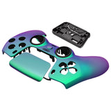 eXtremeRate LUNA Redesigned Front Shell with Touchpad for PS5 Controller BDM-010/020/030/040/050 - Chameleon Green Purple - GHPFP007