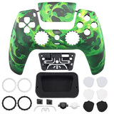 eXtremeRate LUNA Redesigned Front Shell with Touchpad for PS5 Controller BDM-010/020/030/040/050/060 - Corrosion Magic - GHPFT030G4