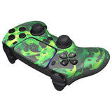 eXtremeRate LUNA Redesigned Front Shell with Touchpad for PS5 Controller BDM-010/020/030/040/050/060 - Corrosion Magic - GHPFT030G4