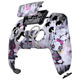 eXtremeRate LUNA Redesigned Front Shell with Touchpad for PS5 Controller BDM-010/020/030/040/050 - Lovely Punky Bunny - GHPFT019