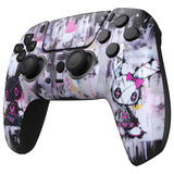 eXtremeRate LUNA Redesigned Front Shell with Touchpad for PS5 Controller BDM-010/020/030/040/050 - Lovely Punky Bunny - GHPFT019