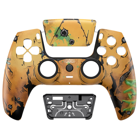 eXtremeRate LUNA Redesigned Front Shell with Touchpad for PS5 Controller BDM-010/020/030/040/050 - Waste Land - GHPFR012