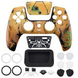 eXtremeRate LUNA Redesigned Front Shell with Touchpad for PS5 Controller BDM-010/020/030/040/050 - Waste Land - GHPFR012