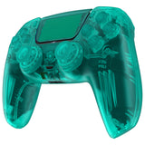 eXtremeRate Luna Redesigned Full Set Shells & Buttons for PS5 Controller BDM-030/040/050 - Emerald Green - KQXPFM006