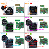 eXtremeRate Luna Redesigned Full Set Shells & Buttons for PS5 Controller BDM-030/040/050/060 - Black - KQXPFP001G4