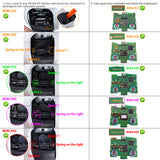 eXtremeRate Luna Redesigned Full Set Shells & Buttons for PS5 Controller BDM-030/040/050 - Porcelain Dragon - KQXPFT001