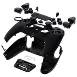 eXtremeRate Luna Redesigned Full Set Shells & Buttons for PS5 Controller BDM-030/040/050 - Black - KQXPFP001