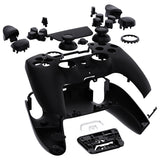 eXtremeRate Luna Redesigned Full Set Shells & Buttons for PS5 Controller BDM-030/040/050 - Black - KQXPFP001