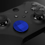 eXtremeRate 2 pcs Metallic Blue Magnetic Stainless Steel D-Pads for Xbox One Elite & Xbox One Elite Series 2 Controller - IL410