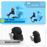 eXtremeRate Micro Switch - Strong Version Tactile Clicky Hair Trigger Kit V2 for PS5 Controller BDM-010/020 Shoulder Buttons, Ergonomic Micro Switches L2R2 Tactile L1R1 Mouse Click for PS5 Controller - PFMD009M2