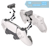 eXtremeRate Micro Switch - Strong Version Tactile Clicky Hair Trigger Kit V2 for PS5 Controller BDM-010/020 Shoulder Buttons, Ergonomic Micro Switches L2R2 Tactile L1R1 Mouse Click for PS5 Controller - PFMD009M2