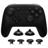eXtremeRate Octagonal Gated Sticks Design Faceplate Shell with ThumbsGear Thumbsticks for Nintendo Switch 2 Pro Controller - Black - BDEPTM001