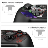 eXtremeRate Octagonal Gated Sticks Design Faceplate Shell with ThumbsGear Thumbsticks for Nintendo Switch 2 Pro Controller - Clown HAHAHA - BDEPTR010