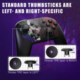 eXtremeRate Octagonal Gated Sticks Design Faceplate Shell with ThumbsGear Thumbsticks for Nintendo Switch 2 Pro Controller - Clown HAHAHA - BDEPTR010