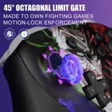 eXtremeRate Octagonal Gated Sticks Design Faceplate Shell with ThumbsGear Thumbsticks for Nintendo Switch 2 Pro Controller - Clown HAHAHA - BDEPTR010