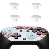 eXtremeRate Octagonal Gated Sticks Design Faceplate Shell with ThumbsGear Thumbsticks for Nintendo Switch 2 Pro Controller - Winter Blossom - BDEPTR005