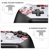 eXtremeRate Octagonal Gated Sticks Design Faceplate Shell with ThumbsGear Thumbsticks for Nintendo Switch 2 Pro Controller - Winter Blossom - BDEPTR005