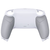 eXtremeRate Performance Custom Back Housing Bottom Shell for PS5 Controller BDM-010/020/030/040/050/060 - Rubberized White - DPFU6002G2