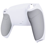 eXtremeRate Performance Custom Back Housing Bottom Shell for PS5 Controller BDM-010/020/030/040/050/060 - Rubberized White - DPFU6002G2