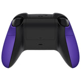 eXtremeRate Rubberized Purple Performance Non-Slip Texture Rubberized Grips Replacement Back Panels for Xbox Series X/S Controller - PX3C3005