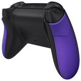 eXtremeRate Rubberized Purple Performance Non-Slip Texture Rubberized Grips Replacement Back Panels for Xbox Series X/S Controller - PX3C3005