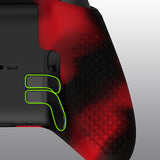 eXtremeRate PlayVital Black & Red Soft Anti-Slip Silicone Cover Skins, Controller Protective Case for New Xbox One Elite Series 2 (Model 1797 and Core Model 1797) with Thumb Grips Analog Caps - XBOWP0062GC