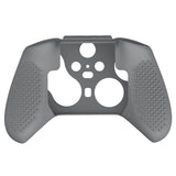 eXtremeRate PlayVital New Hope Gray Soft Anti-Slip Silicone Cover Skins, Controller Protective Case for New Xbox One Elite Series 2 (Model 1797 and Core Model 1797) with Thumb Grips Analog Caps - XBOWP0060GC