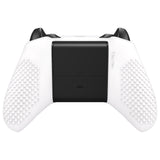 eXtremeRate PlayVital Soft Silicone Controller Cover Thumb Stick  Caps for Xbox One S for Xbox One X - White - XBOWP0057GC