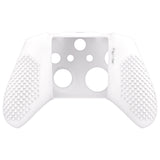 eXtremeRate PlayVital Soft Silicone Controller Cover Thumb Stick  Caps for Xbox One S for Xbox One X - White - XBOWP0057GC