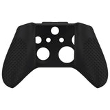 eXtremeRate PlayVital Soft Silicone Controller Cover Thumb Stick  Caps for Xbox One S for Xbox One X Black-XBOWP0001GC