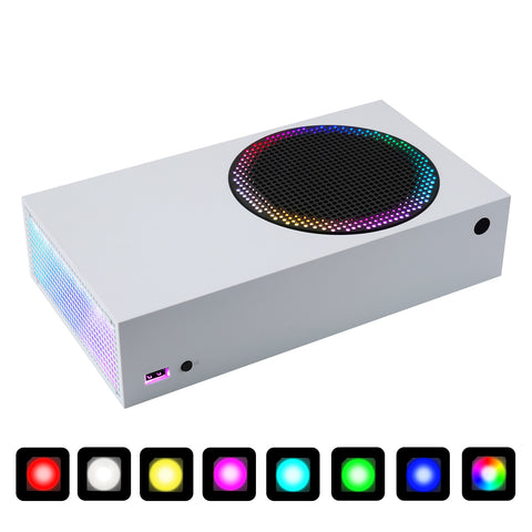 eXtremeRate RGB LED Light Strip Kit for Xbox Series S Console with IR Remote - 7 Colors 39 Effects - X3LED09M2