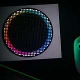 eXtremeRate RGB LED Light Strip Kit for Xbox Series S Console with IR Remote - 7 Colors 39 Effects - X3LED09M2
