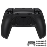 eXtremeRate RISE4 Plus MAX Back Paddles Kit with Clicky Trigger Stops & Rubberized Grip for PS5 Controller BDM-030/040/050 - Black - HKCPFM001M2