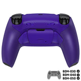 eXtremeRate RISE Plus MAX Back Paddles Kit with Clicky Trigger Stops & Rubberized Grip for PS5 Controller BDM-030/040/050 - Galactic Purple - GQTPFM005M2