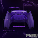 eXtremeRate RISE4 Plus MAX Back Paddles Kit with Clicky Trigger Stops & Rubberized Grip for PS5 Controller BDM-030/040/050 - Galactic Purple - HKCPFM005M2