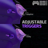 eXtremeRate RISE4 Plus MAX Back Paddles Kit with Clicky Trigger Stops & Rubberized Grip for PS5 Controller BDM-030/040/050 - Galactic Purple - HKCPFM005M2