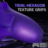 eXtremeRate RISE4 Plus MAX Back Paddles Kit with Clicky Trigger Stops & Rubberized Grip for PS5 Controller BDM-030/040/050 - Galactic Purple - HKCPFM005M2