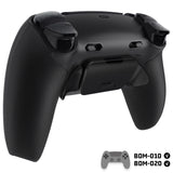 eXtremeRate RISE Plus MAX Back Paddles Kit with Clicky Trigger Stops & Rubberized Grip for PS5 Controller BDM-010/020 - Black - GQTPFM001