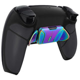 eXtremeRate Rainbow Aura Blue & Purple Real Metal Buttons (RMB) Version RISE4 Remap Kit for PS5 Controller BDM-030/040 - Rubberized Black - YPFJ7011G3