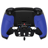 eXtremeRate Remappable RISE4 V3 Remap Kit for PS5 Controller BDM-030/040/050 - Rubberized Blue - YPFU6003G4