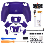 eXtremeRate Remappable RISE4 V3 Remap Kit for PS5 Controller BDM-030/040/050 - Rubberized Galactic Purple - YPFU6007G4