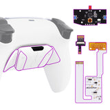 eXtremeRate Remappable RISE4 V3 Remap Kit for PS5 Controller BDM-030/040/050 - White - YPFP3006G4