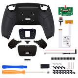 eXtremeRate Remappable RISE V3 Remap Kit for PS5 Controller BDM-030/040/050 - Rubberized Black - XPFU6001G4