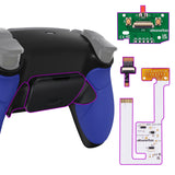 eXtremeRate Remappable RISE V3 Remap Kit for PS5 Controller BDM-030/040/050 - Rubberized Blue - XPFU6003G4