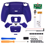 eXtremeRate Remappable RISE V3 Remap Kit for PS5 Controller BDM-030/040/050 - Rubberized Cobalt Blue - XPFU6015G4