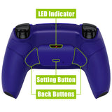 eXtremeRate Remappable RISE V3 Remap Kit for PS5 Controller BDM-030/040/050 - Rubberized Cobalt Blue - XPFU6015G4