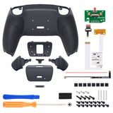 eXtremeRate Remappable RISE V3 Remap Kit for PS5 Controller BDM-030/040/050 - Rubberized Dark Gray - XPFU6013G4