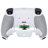 eXtremeRate Remappable RISE V4 Remap Kit for PS5 Controller BDM-030/040/050/060 - Rubberized White - XPFU6002G5