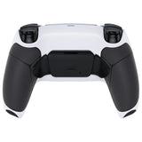 eXtremeRate Remappable RISE V4 Remap Kit for PS5 Controller BDM-030/040/050/060 - Rubberized White Black- Black - XPFU6010G5